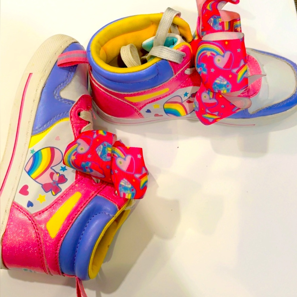 Jojo Siwa Colorful Kids High-Top Sneakers